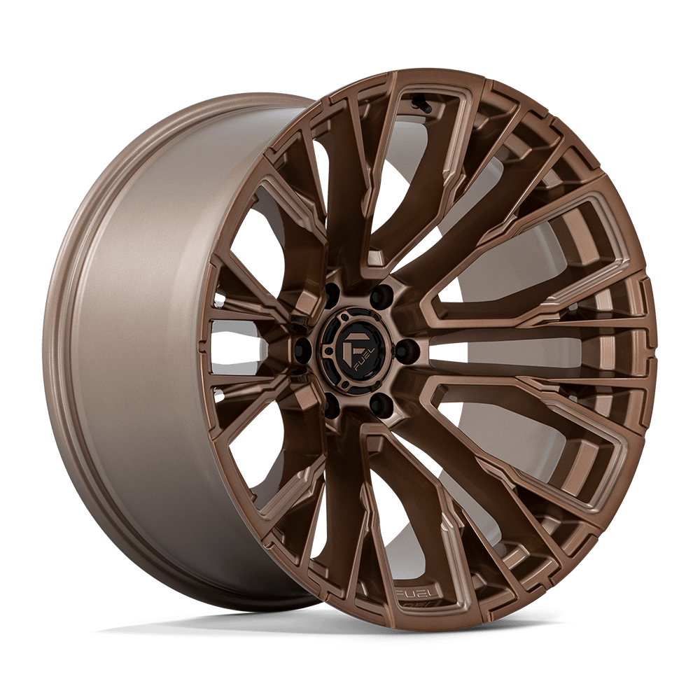 Fuel Wheels | REBAR Front View Bronze
