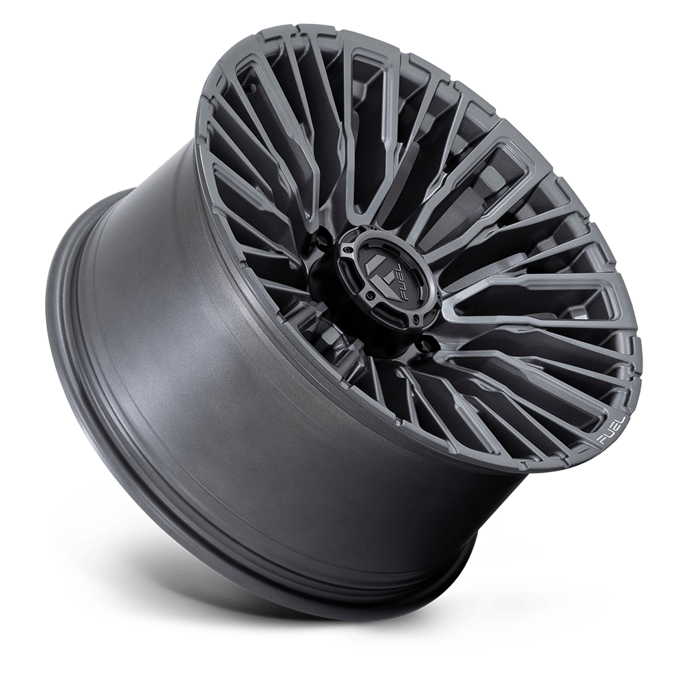 Fuel Wheels | REBAR Front View Grey