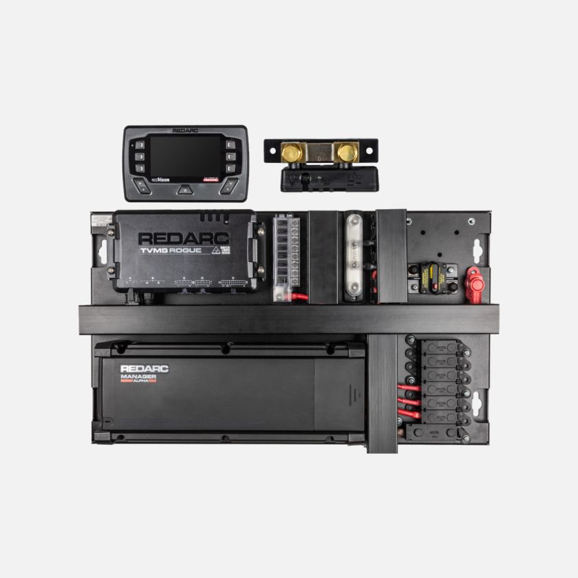 REDWORKS QuickFit100 TVMS Power Panel Front View