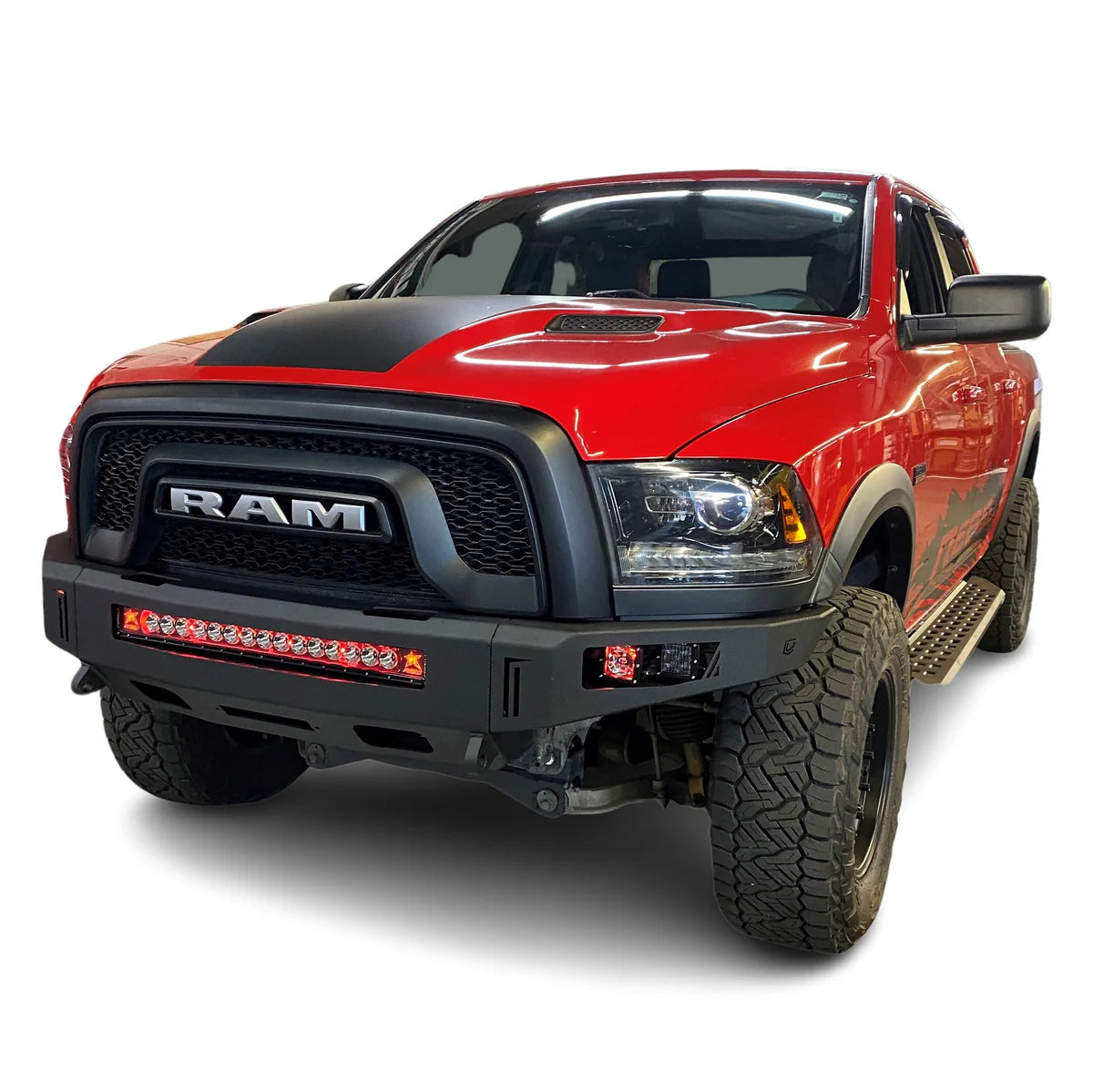 2015-2018 RAM REBEL OCTANE SERIES FRONT WINCH BUMPER Front View