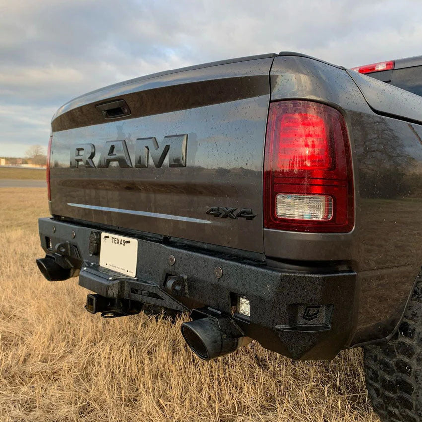 2009-2018 RAM 1500 OCTANE SERIES REAR BUMPER Front View