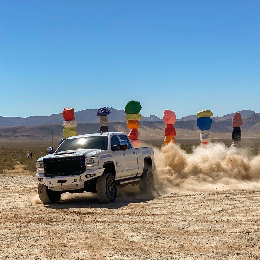 2015-2019 GMC 2500HD/3500HD FRONT OCTANE WINCH BUMPER Front View