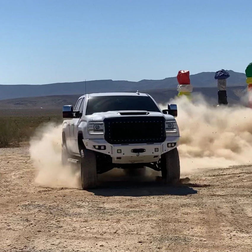 2015-2019 GMC 2500HD/3500HD FRONT OCTANE WINCH BUMPER Front View