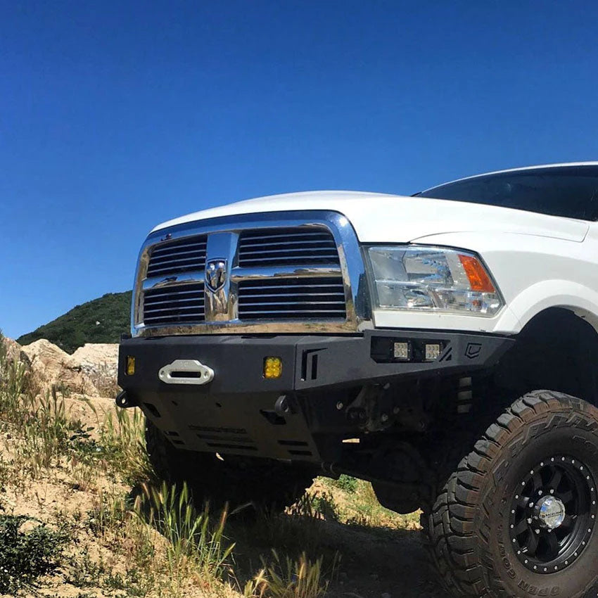 2010-2018 RAM 2500/3500 OCTANE SERIES FRONT WINCH BUMPER Front View