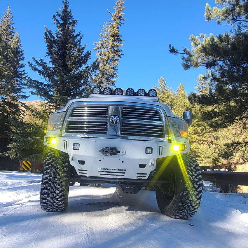 2010-2018 RAM 2500/3500 OCTANE SERIES FRONT WINCH BUMPER Front View