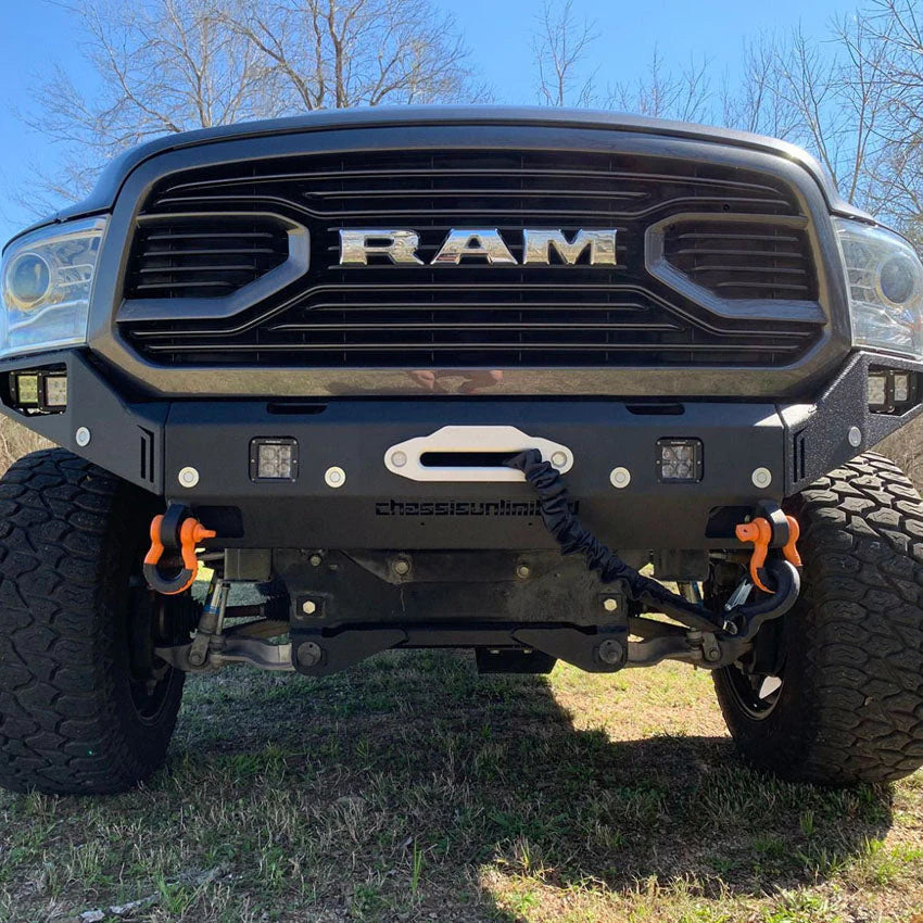 2013-2018 RAM 1500 OCTANE SERIES FRONT WINCH BUMPER Front View