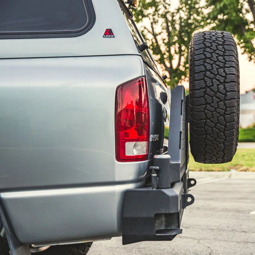 2003-2009 RAM 2500/3500 OCTANE DUAL SWING OUT REAR BUMPER Front View