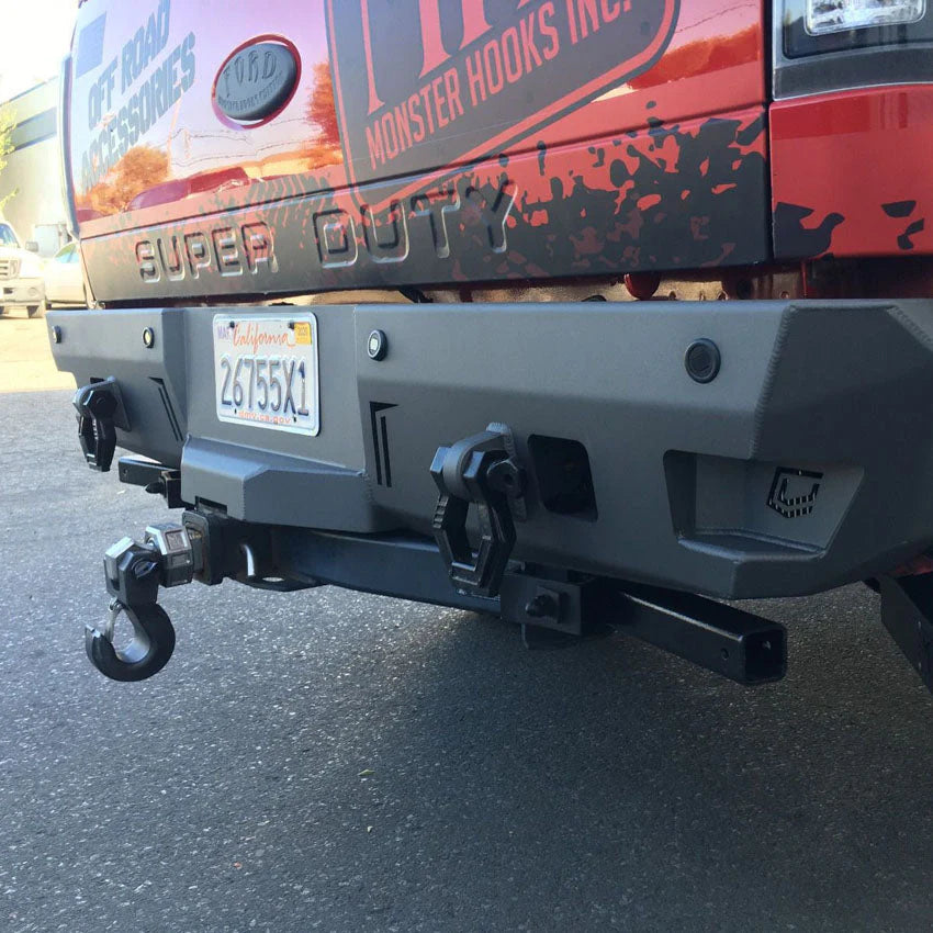 1999-2016 FORD SUPERDUTY F250/F350 OCTANE SERIES REAR BUMPER Front View