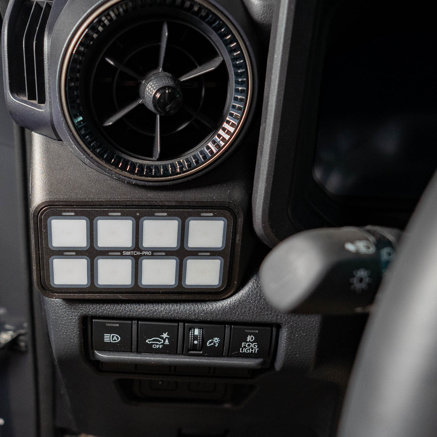 2024+ LC250 SDHQ Built Switch Pros SP9100 Kit installed keypad mount