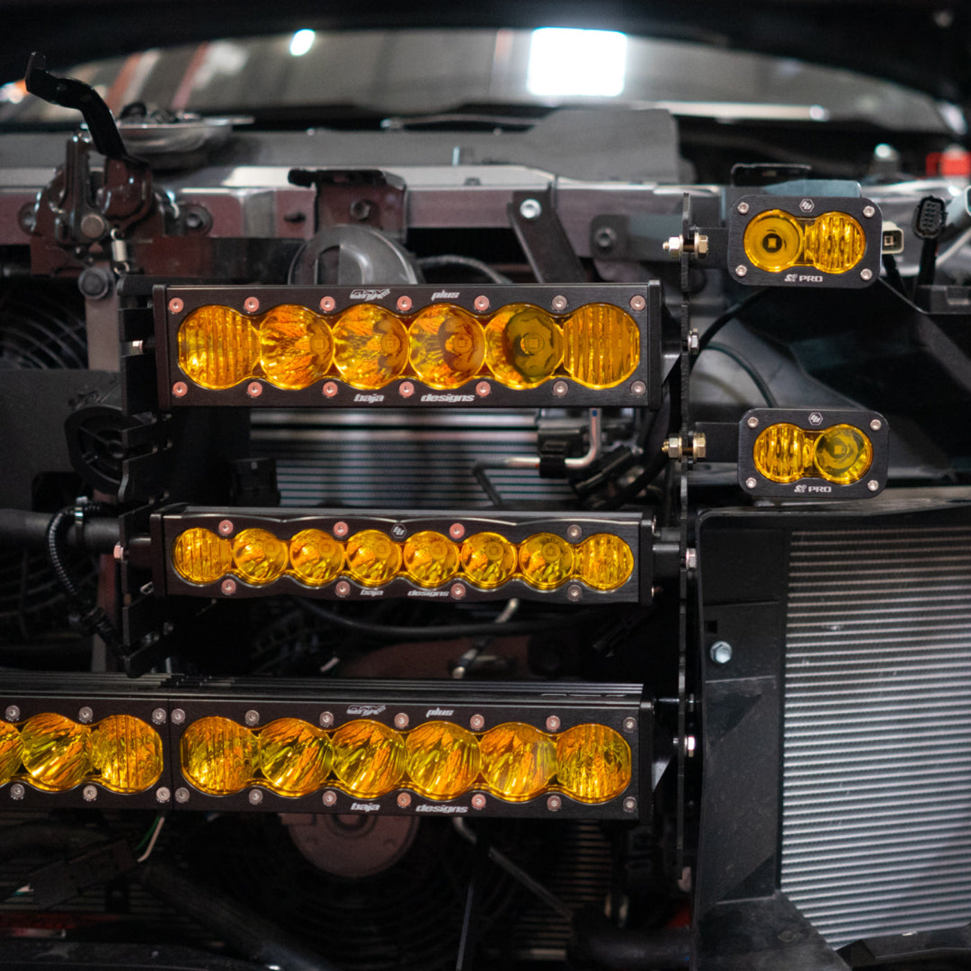 SDHQ Built Universal Behind the Grille S2 Mount installed