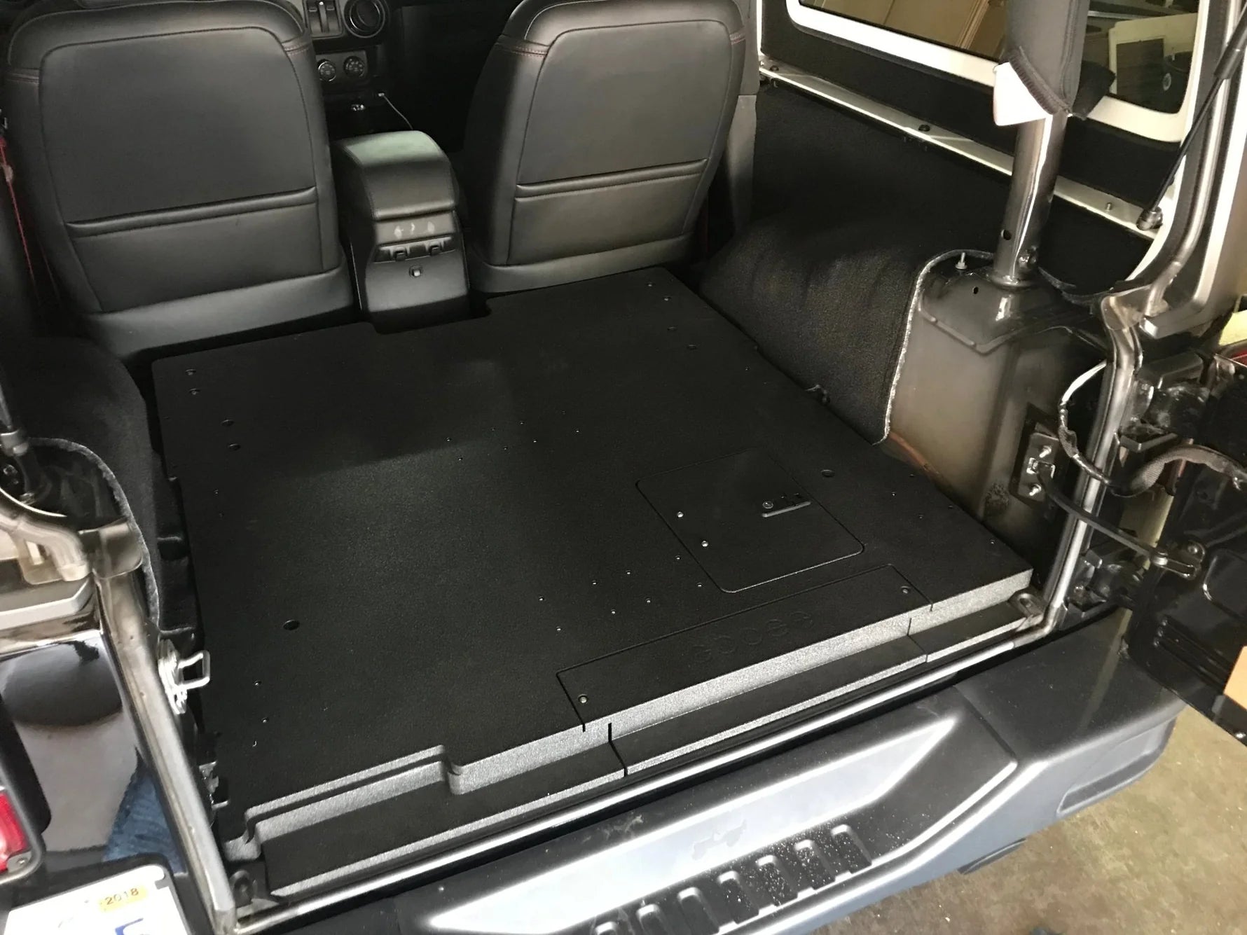 Jeep Wrangler 2007-2018 JK 2 Door - Rear Plate Systems Front View