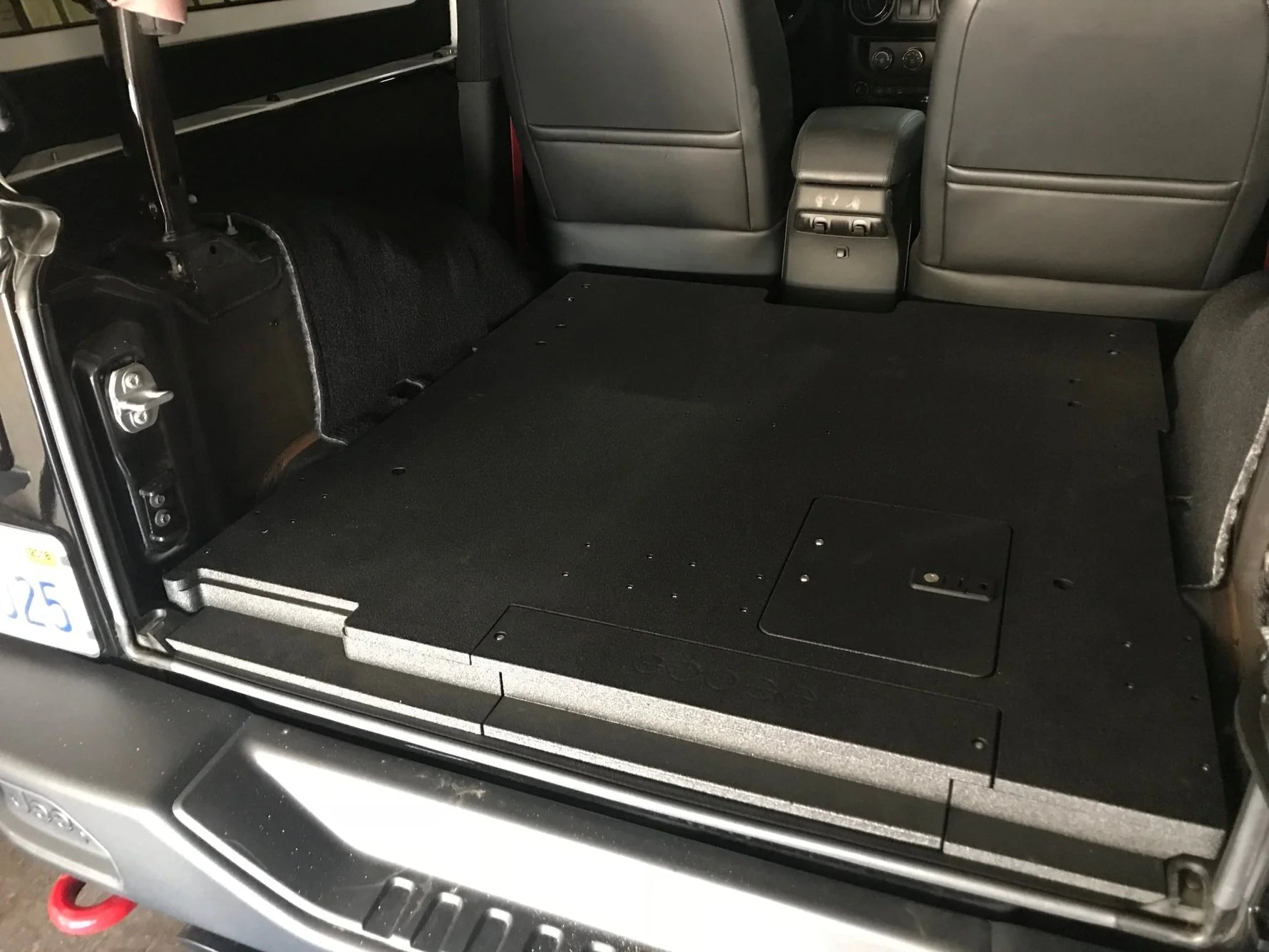 Jeep Wrangler 2007-2018 JK 2 Door - Rear Plate Systems Front View