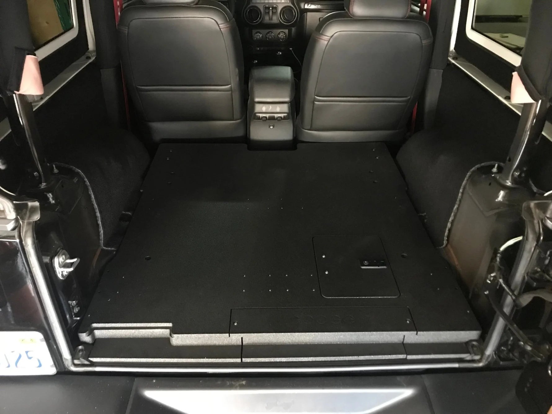 Jeep Wrangler 2007-2018 JK 2 Door - Rear Plate Systems Front View