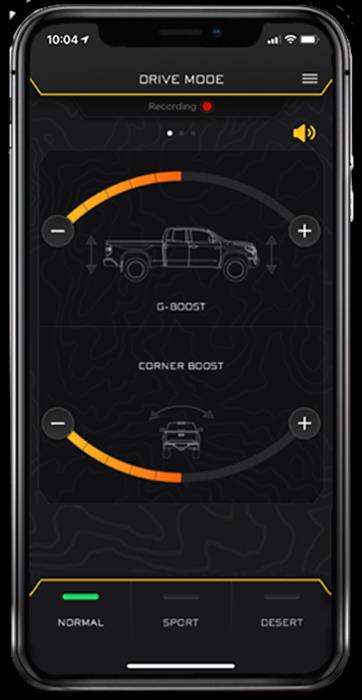 ICON 2023-2025 Ford F-250/F-350 Super Duty 4WD, 2.5-3" Lift, Stage 6 Coilover Conversion System with Radius Arms and Expansion Packs Front View