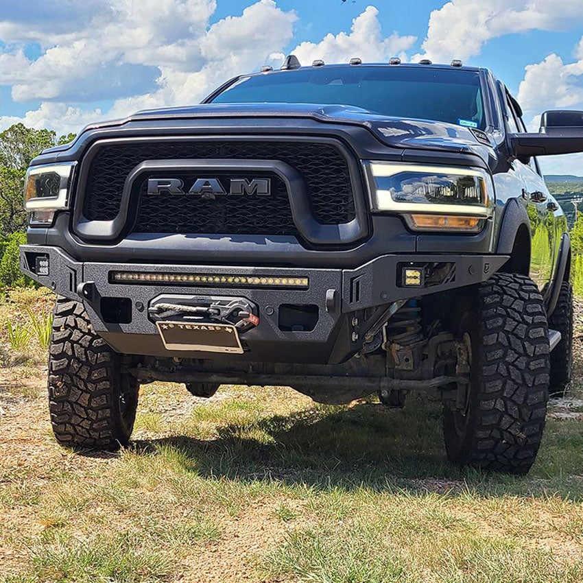 2019-2025 RAM POWERWAGON OCTANE SERIES FRONT BUMPER Front View