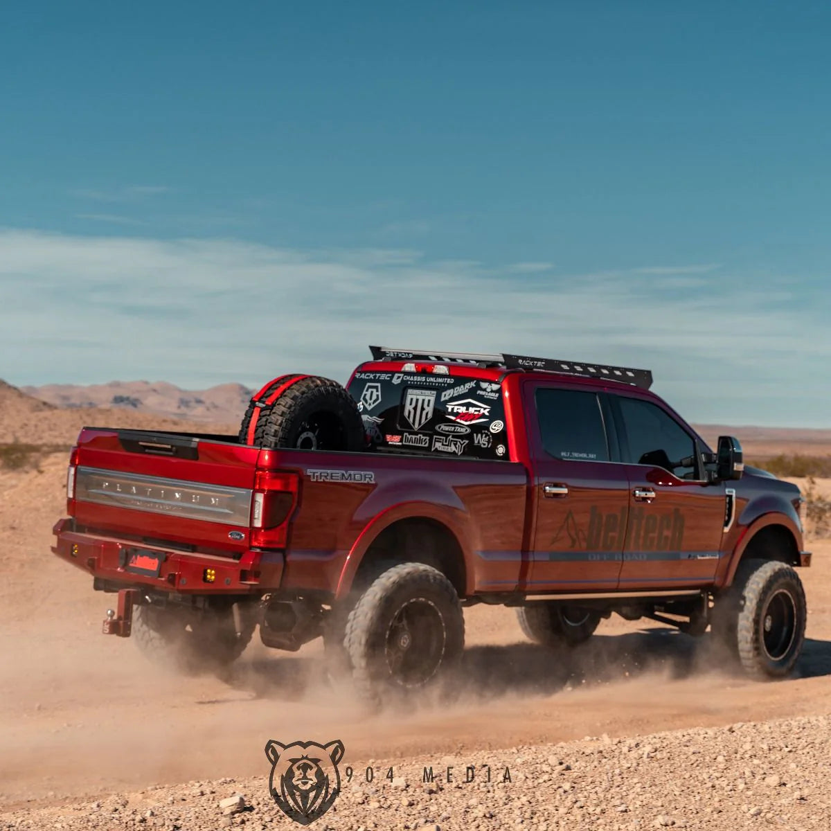 2017-2022 FORD SUPERDUTY F250/F350 ATTITUDE REAR BUMPER Front View