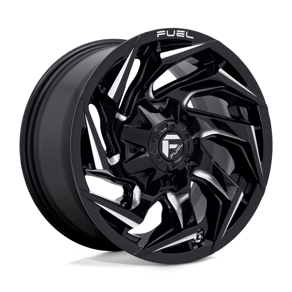 Fuel Wheels | REACTION Front View Black