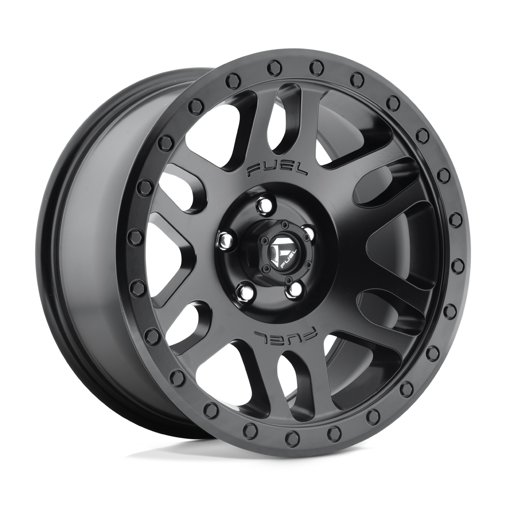 Fuel Wheels | RECOIL Front View Black