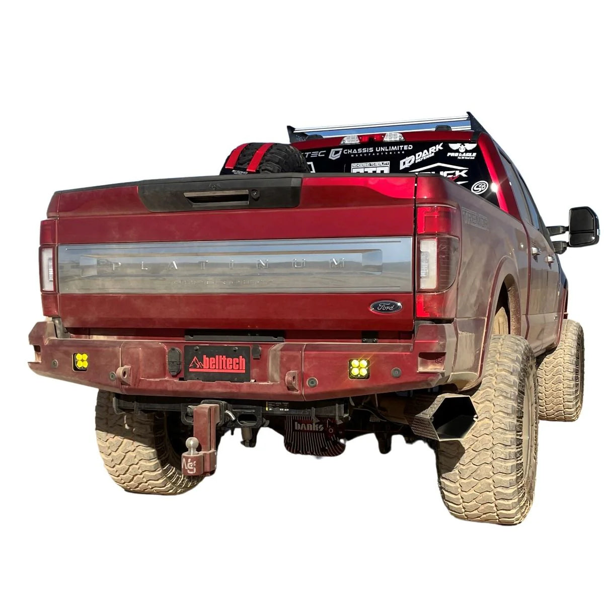 2017-2022 FORD SUPERDUTY F250/F350 ATTITUDE REAR BUMPER Front View