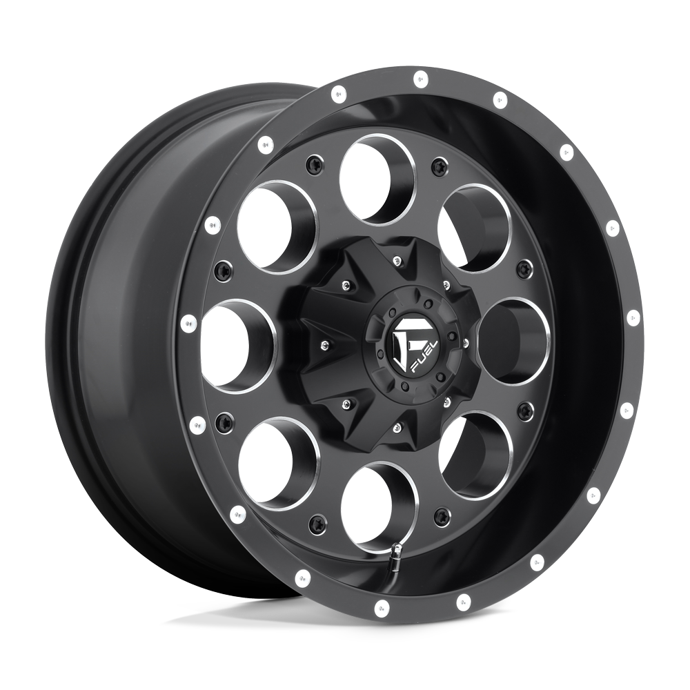 Fuel Wheels | REVOLVER Front View Black