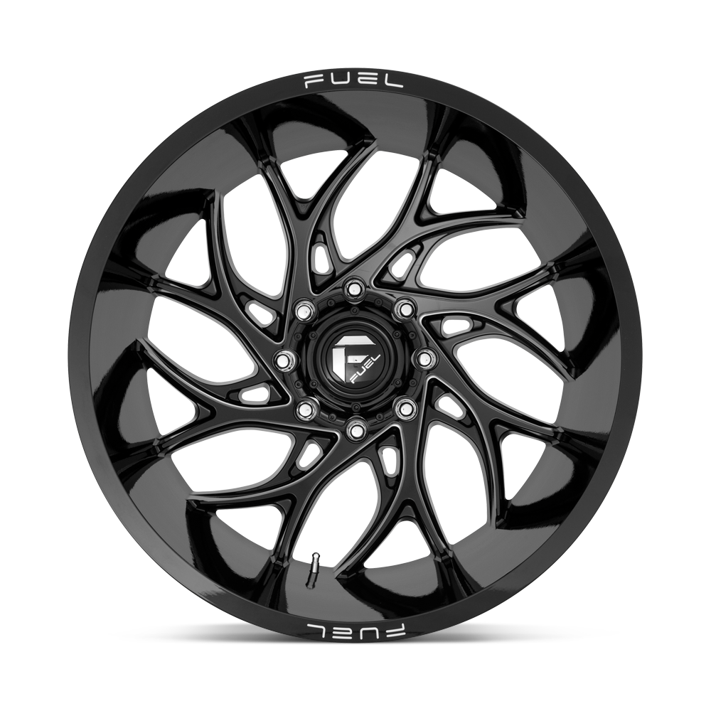 Fuel Wheels | RUNNER Front View Black