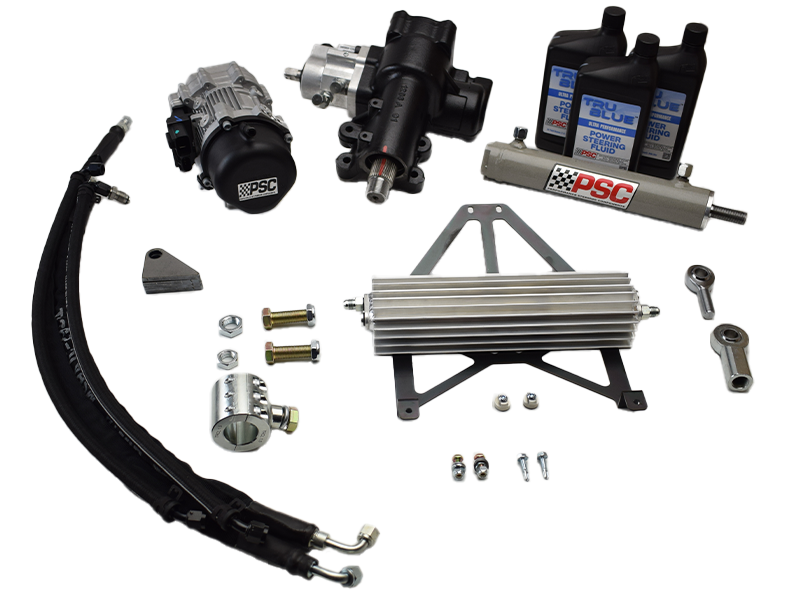'18-24 Jeep JL 2.0T Non-eTorque PSC Cylinder Assist EHPS Steering System w/ 6.75" Axle Stroke Front View