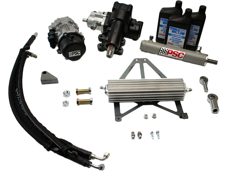 '18-24 Jeep JL 3.6L Non-E-Torque PSC Cylinder Assist EHPS Steering System w/ 6.75" Axle Stroke Front View