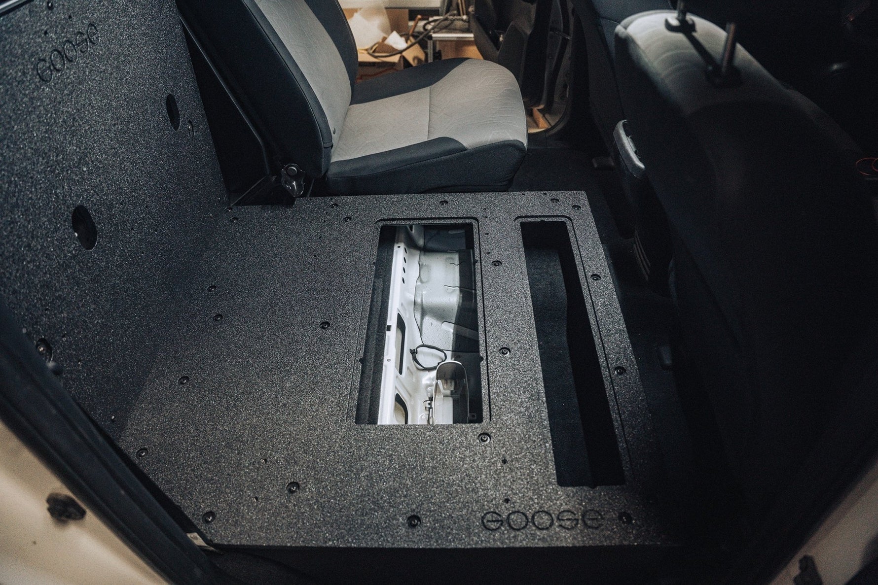 '05-23 Toyota Tacoma Double Cab Goose Gear 2nd Row Seat Delete