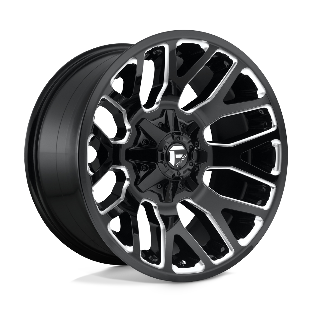 Fuel Wheels | WARRIOR Front View Black
