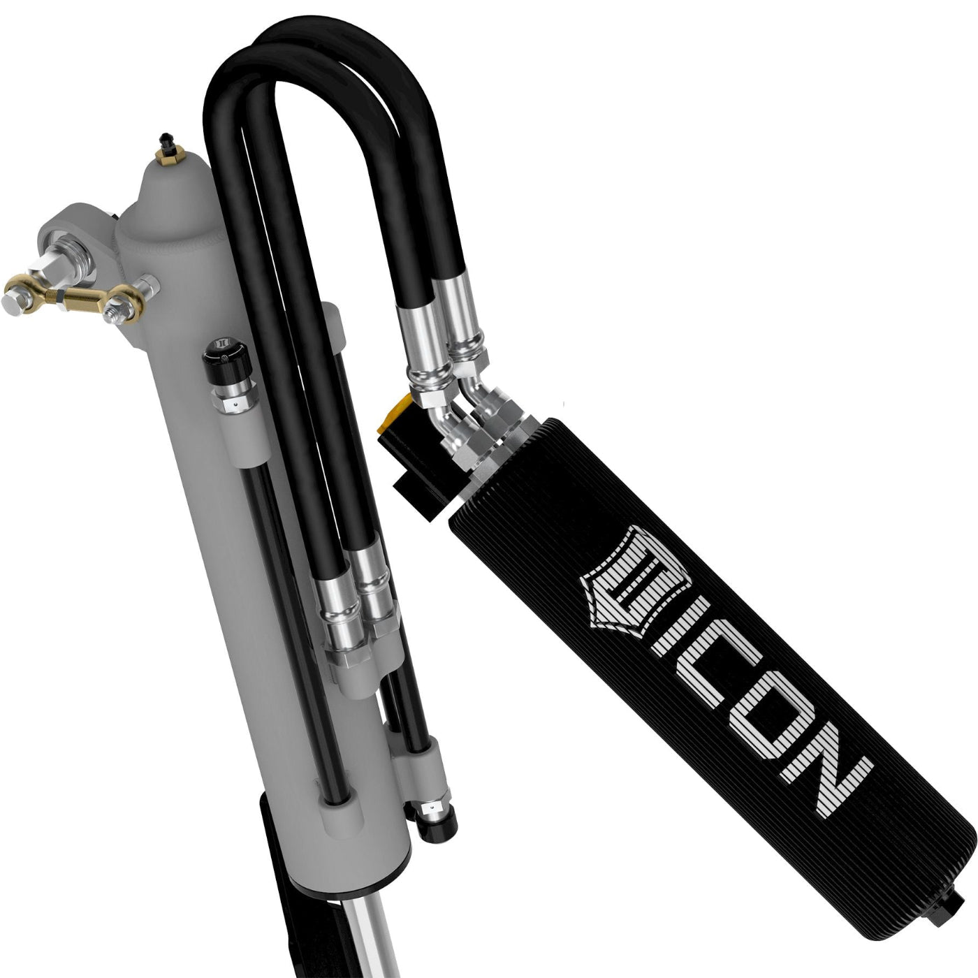 ICON 2021-2025 Ford F-150 Raptor, Rear, V.S. 3.0 Series Zeta Bypass RXT Shocks, Remote Reservoir w/ CDEV