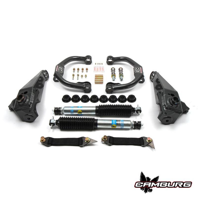 '01-12 Ford Ranger 2WD Edge Camburg Entry Level 6.0 Kit Display of Included parts