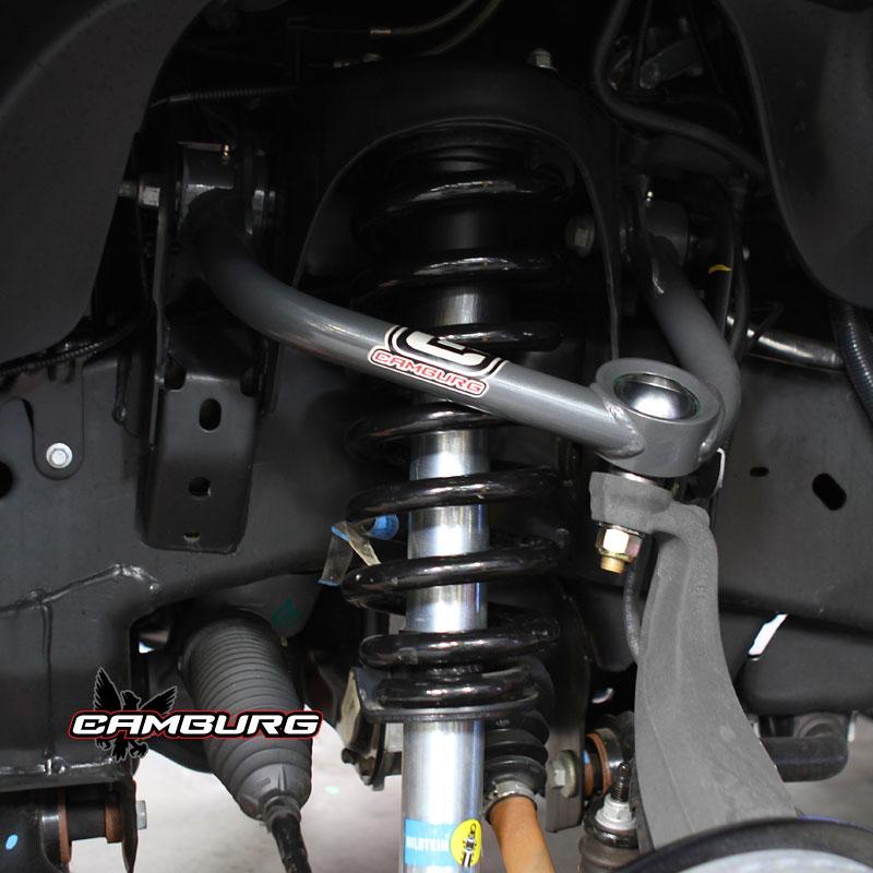 '04-08 Ford F150 Camburg 1.25" Uniball Upper Control Arms Close-up Display on Vehicle