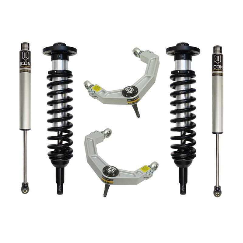 04-08 Ford F150 Suspension System-Stage 2 Suspension Icon Vehicle Dynamics 4WD (0-2.63" Lift) Billet Delta Joint UCA parts