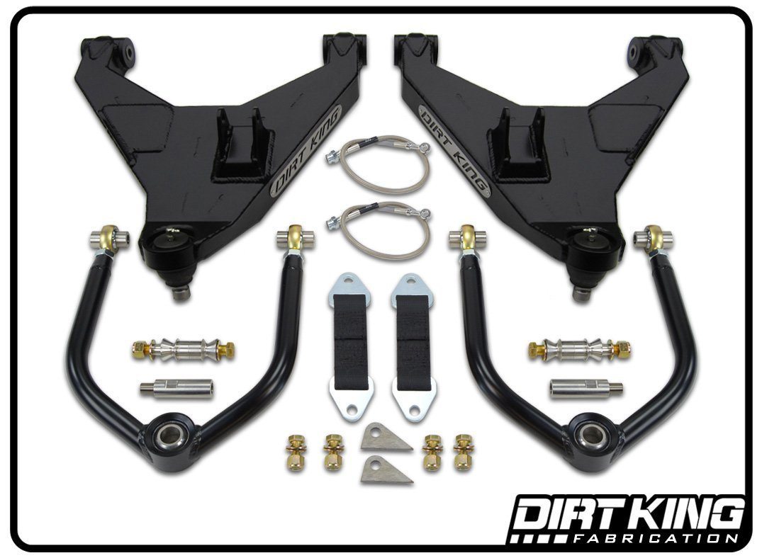 '05-15 Nissan Frontier Long Travel Kit Display of Included Parts