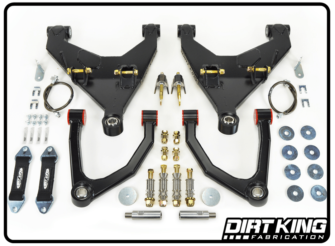 '05-15 Toyota Tacoma Long Travel Kit Display of Included Parts