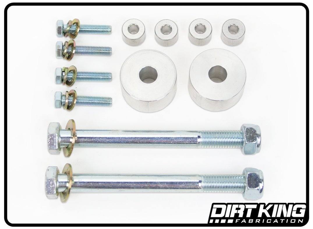 '05-23 Toyota Tacoma 1" Diff Drop Kit Display of Included Parts