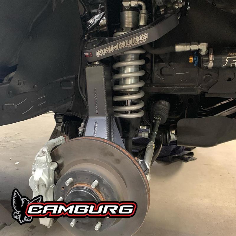 '05-23 Toyota Tacoma Camburg Performance Spindle Kit Close-up Display on Vehicle