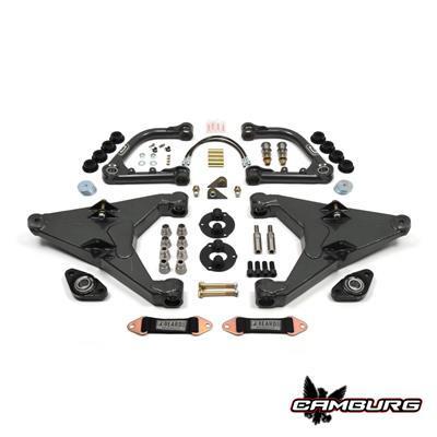 '16-23 Toyota Tacoma Camburg Race Series Long Travel Kit Display of Included Parts