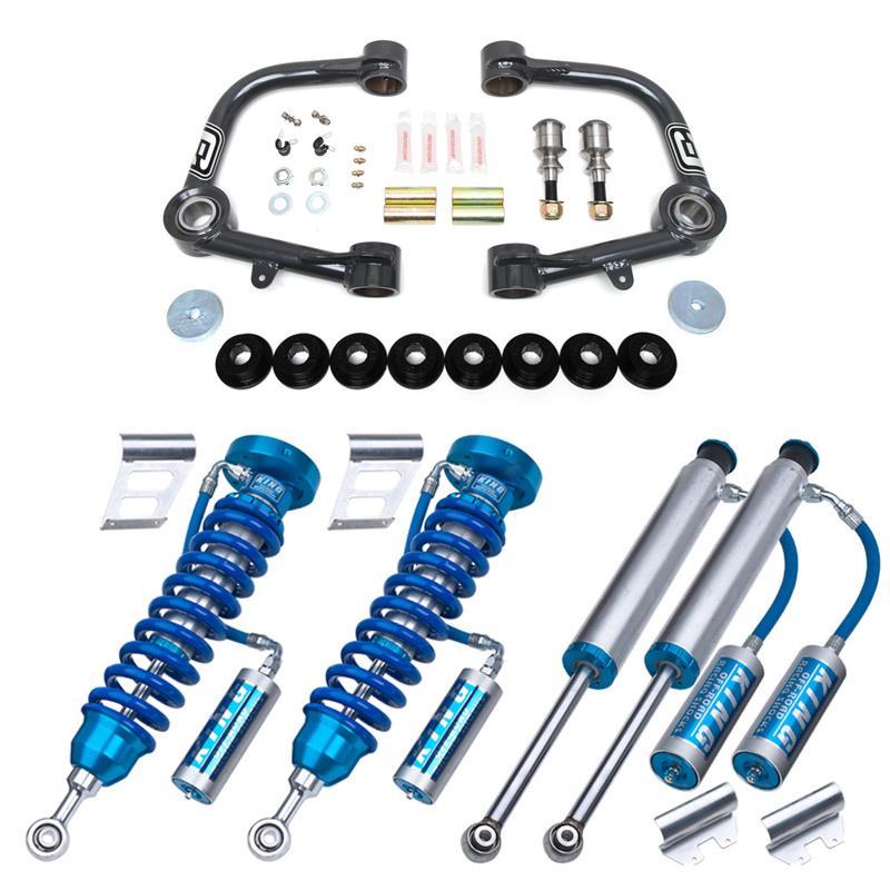 '05-23 Toyota Tacoma Camburg King 2.5 Performance Kit Display of Included Parts
