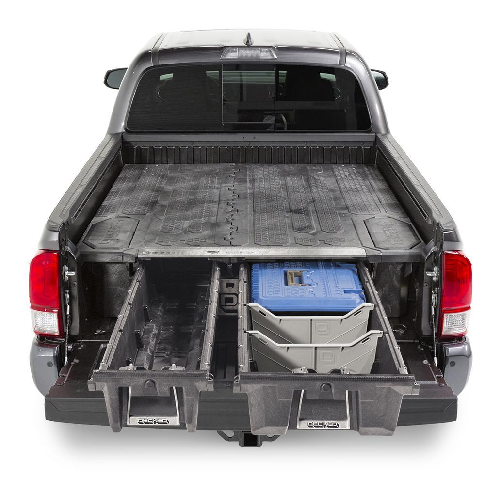 '05-18 Toyota Tacoma Truck Bed Storage System Display in Vehicle