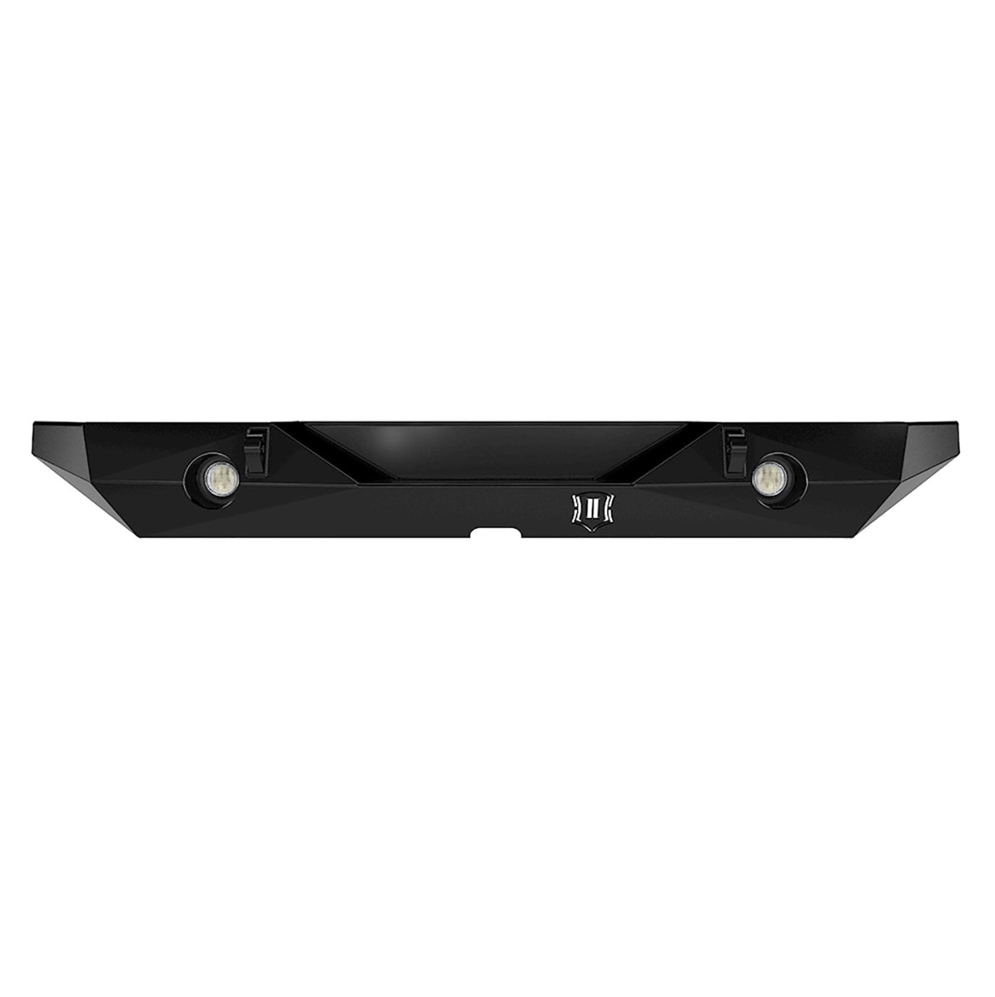07-18 Jeep JK Pro Series 2 Rear Bumper W/ Lights (Factory Hitch) Impact Series Off-Road Armor (front view)