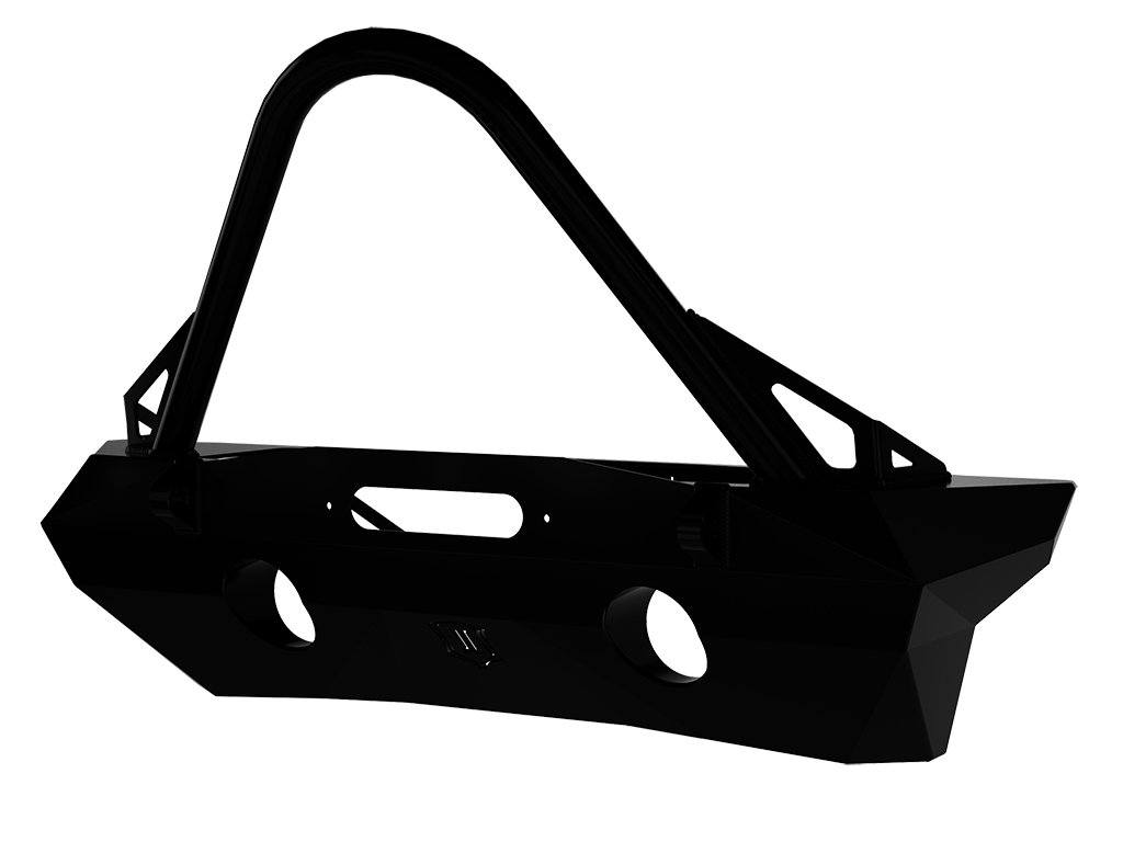 07-18 Jeep JK Pro Series Winch Mount Front Bumper W/ Stinger & Tabs Impact Series Off-Road Armor display