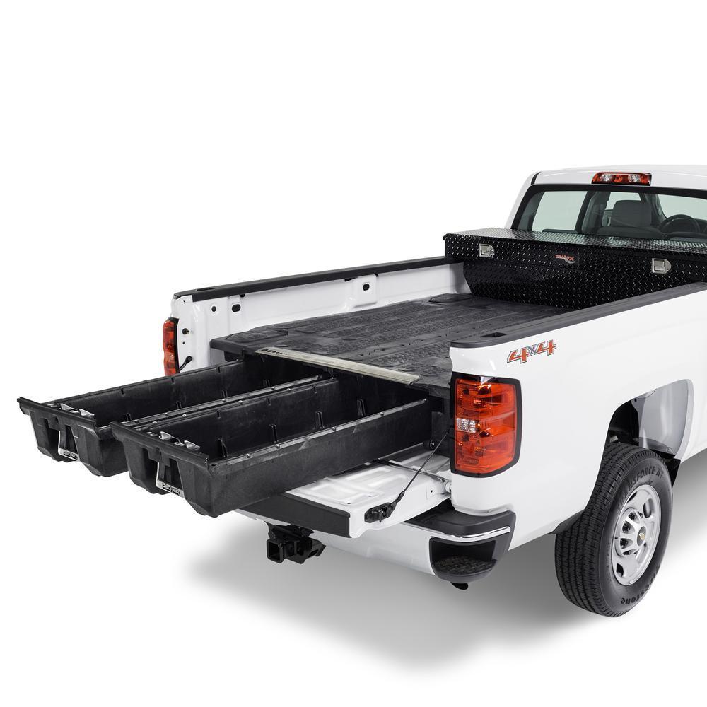 '07-19 Chevy/GMC 2500/3500 Truck Bed Storage System-8ft Bed Display in Vehicle