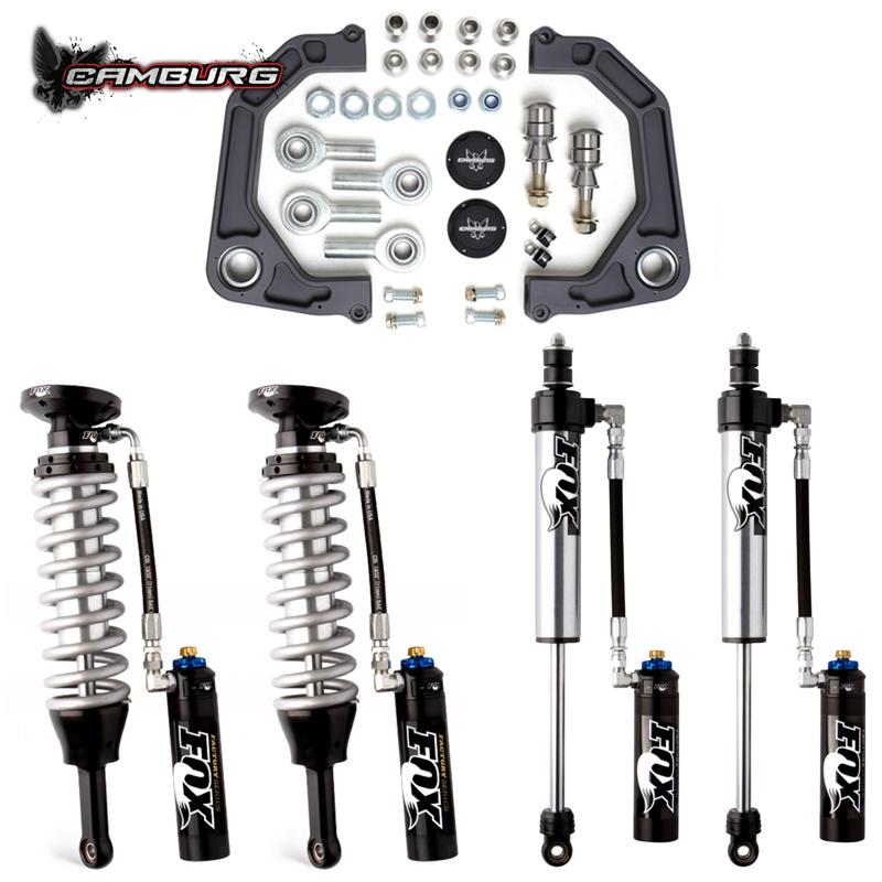 '07-21 Toyota Tundra 2wd/4wd Camburg FOX 2.5 Factory DSC Kit Display of Included Parts