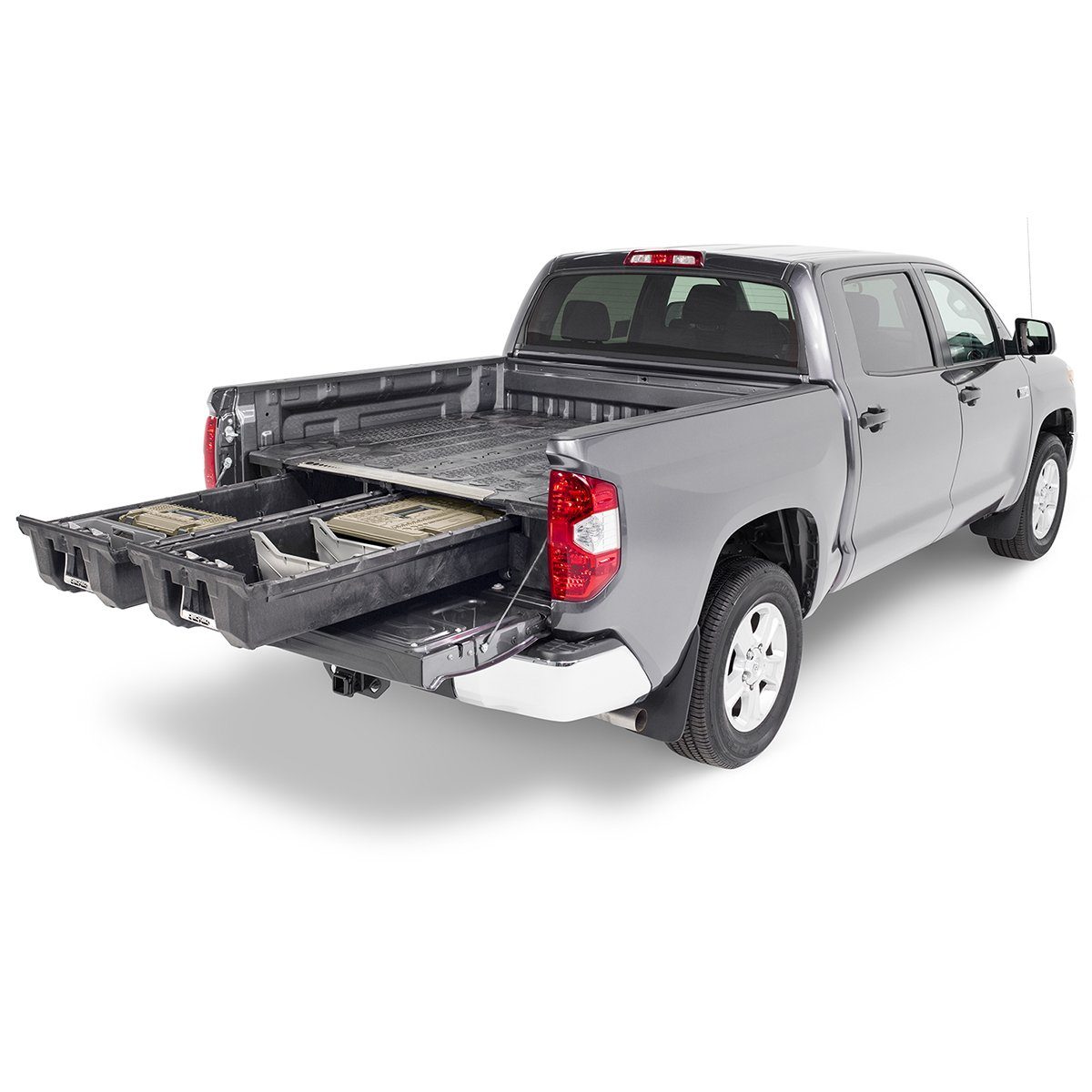 '07-21 Toyota Tundra Decked Truck Bed Storage System Display in Vehicle