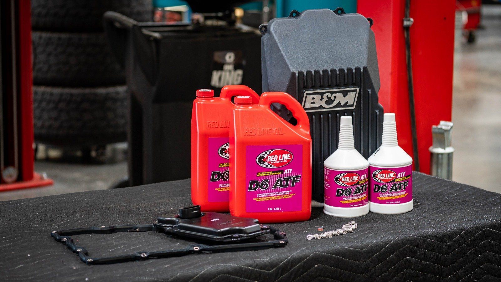 '09-22 Toyota Tundra AB60 Transmission Hi-Tek Trans Pan display of Included Parts