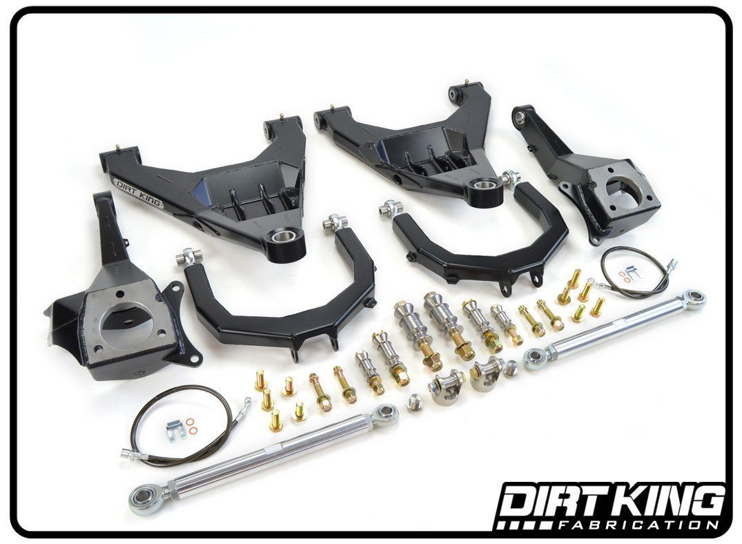 '09-18 Dodge Ram 1500 2WD Long Travel Race Kit Display of Included Parts