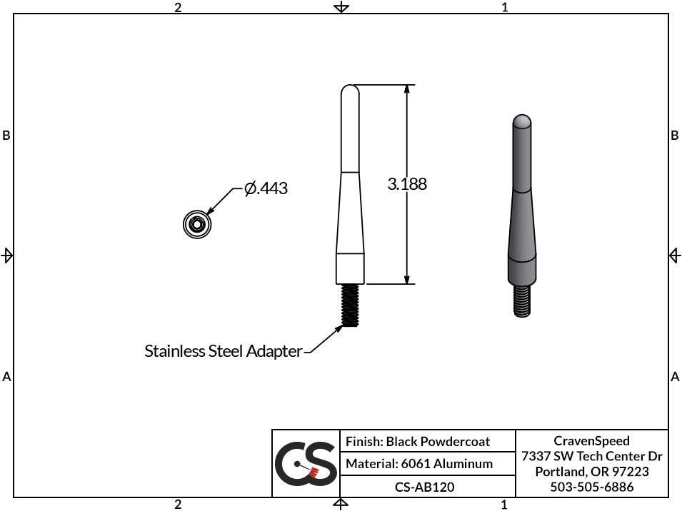 '10-22 Ram 2500/3500 Orginal Stubby Antenna Design and Measurements