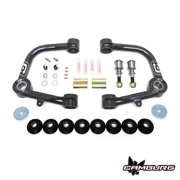 '10-22 Lexus GX460 1.25" Uniball Upper Control Arms Display of Included Parts