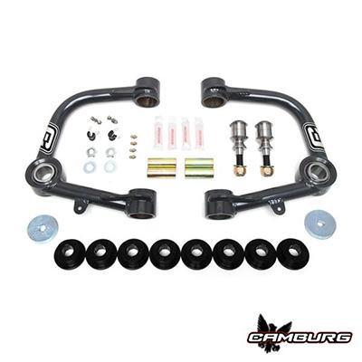 '10-22 Lexus GX460 1.25" Uniball Upper Control Arms Display of Included Parts